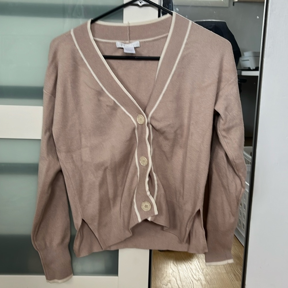 Design History Button Front Cardigan